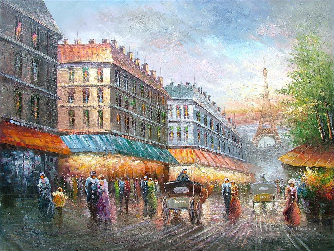 scènes de rue à Paris 41 Peintures à l'huile